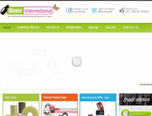 Tablet Screenshot of bhumitapes.com